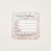 Opal Stone Arrière - plan Certificat cadeau Monogr (Dos)