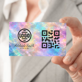 opal stone business card visitekaartje