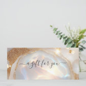 Opal Stone Gouden Cadeaubon (Staand voorkant)