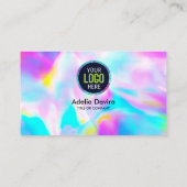 Opal Stone Luxury Business Card Design Visitekaartje (Achterkant)