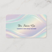 Opal Style Minimal Layout Design Template Visitekaartje (Voorkant)