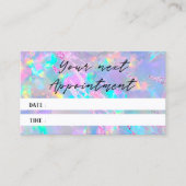 opal texture carte de rendez-vous photo (Devant)