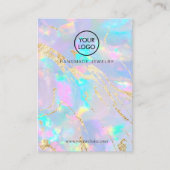 Opal Texture Design Display Card Visitekaartje (Voorkant)