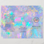 opal trifold brochure (Voorkant / Achterkant)