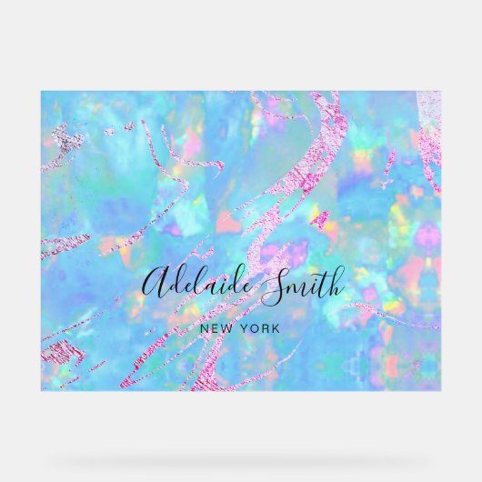 opale bleu pastel (Recto)