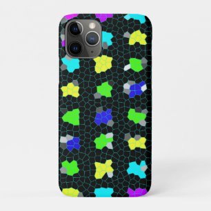 Opalescente Kleurrijke Glas-in-Lood Ruitjes, iPhone 11 Pro Hoesje