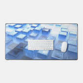 Opalescentie (ijs) bureaumat (Keyboard & Muis)