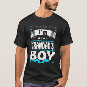 Opa's Boy Baby Peuter Gift Grappig T-shirt