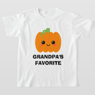 Opa's favoriete Kind Pumpkin Graphic T-shirt