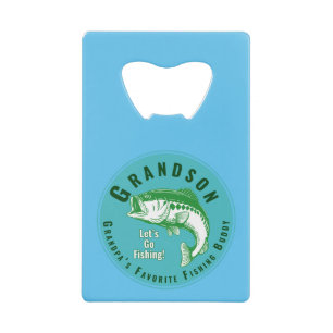 Opa's favoriete Vissende boeddy Kredietkaart Flessenopener