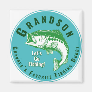 Opa's favoriete Vissende boeddy Magneet