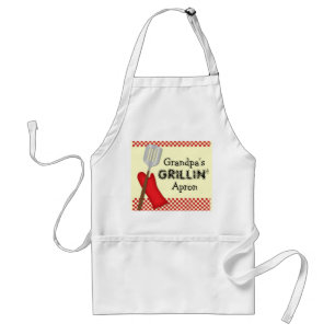 Opa's Grillin Apron Standaard Schort