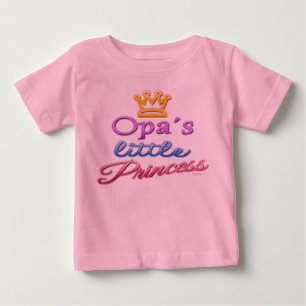 Opa's kleine prinses Baby peuter T-shirt