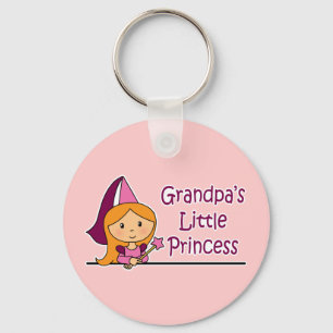 Opa's kleine prinses sleutelhanger
