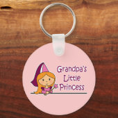 Opa's kleine prinses sleutelhanger (Voorkant)