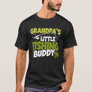 Opa's kleine vismaatje Opa en kleinzoon T-shirt