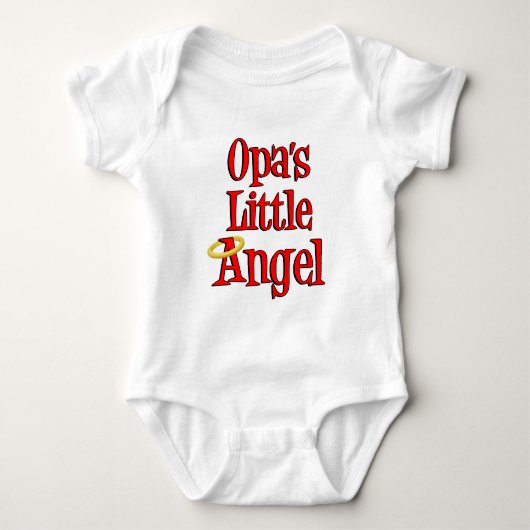 Opa's Little Angel Romper (Voorkant)