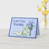 Opa's Love Bug Kaart (Gele Bloem)