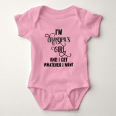 Opa's meisje  romper (Voorkant)