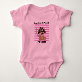 Opa's piraatprinses Baby Tutu Bodysuit