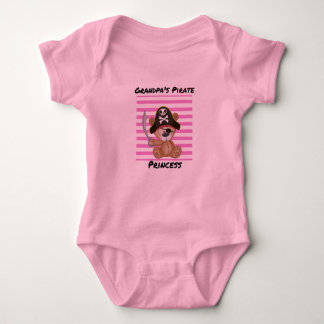 Opa's piraatprinses Baby Tutu Bodysuit