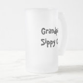 Opa's sippy-beker matglas bierpul (Voorkant rechts)