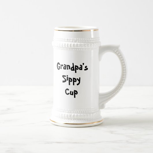 Opa's Sippy Cup (aanpasbaar) Bierpul (Rechts)
