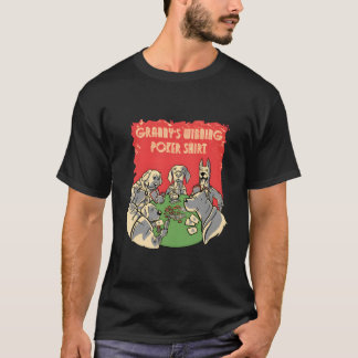 Opa's winnende poker casinokaartspel gokken t-shirt