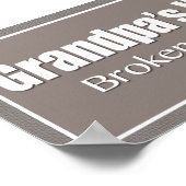 Opa's Workshop-Poster Poster (Hoek)