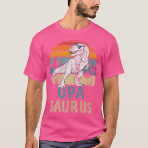 Opasaurus T Rex Dinosaur Opa Saurus Family Matchin T-shirt