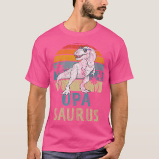 Opasaurus T Rex Dinosaur Opa Saurus Family Matchin T-shirt
