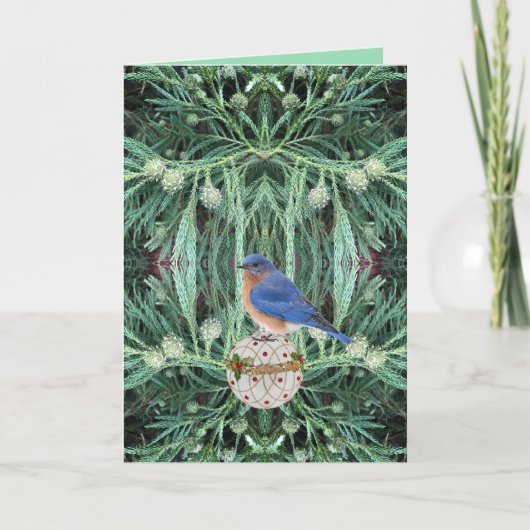 Opbeurende kerstkaart met boodschap van hoop kaart (Voorkant)