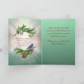 Opbeurende kerstkaart met boodschap van hoop kaart (Binnen)