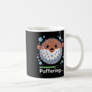 Opblaasbare vis vissen Cute Kogelvis Koffiemok
