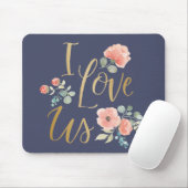 Opblauw opblazen | Ik hou van ons Muismat (Met muis)