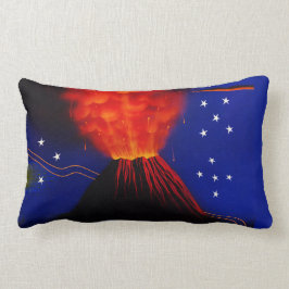 Opblazen van vulkaan en sterren kussen