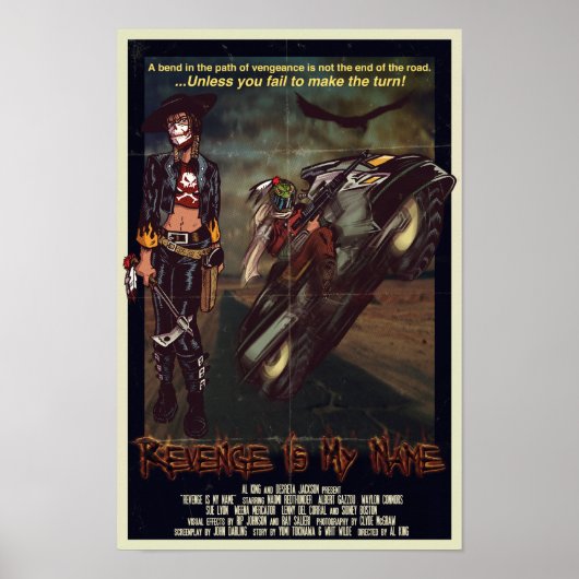 Opbrengst is mijn naam poster (Voorkant)