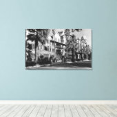 Opdracht naar buiten, CA-foto Canvas Afdruk (Insitu (Houten vloer))