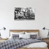 Opdracht naar buiten, CA-foto Canvas Afdruk (Insitu (Slaapkamer))