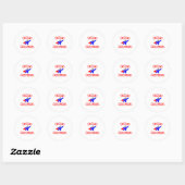 Opdrachtgever Ronde Sticker (Vel)