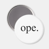 Ope Magneet (Voorkant / Achterkant)