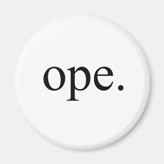 Ope Magneet (Voorkant)