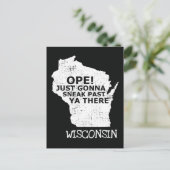 Ope Sneak Passé Ya There Wisconsin Carte Citation  (Debout devant)