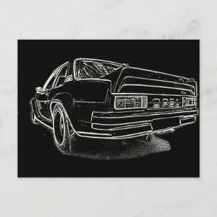 Opel Ascona i400 Briefkaart