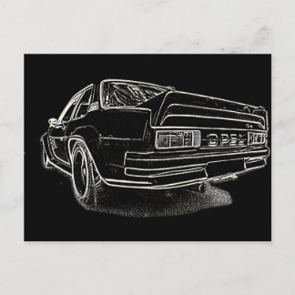 Opel Ascona i400 Briefkaart