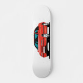 Opel Calibra red front Skateboard (Voorkant)