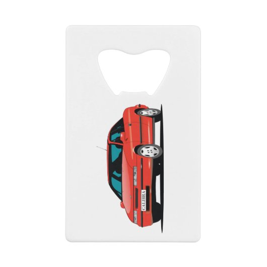 Opel Calibra rouge (Devant)