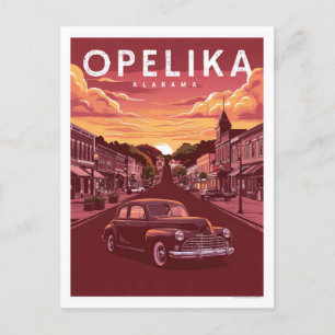 Opelika, Alabama Briefkaart