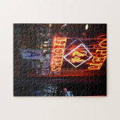 Open 24 uur Neon Diner Sign New York City NYC Legpuzzel (Horizontaal)