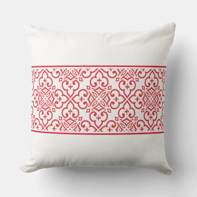 Open Accent Pillow-Moroccan Print Buitenkussen (Voorkant)